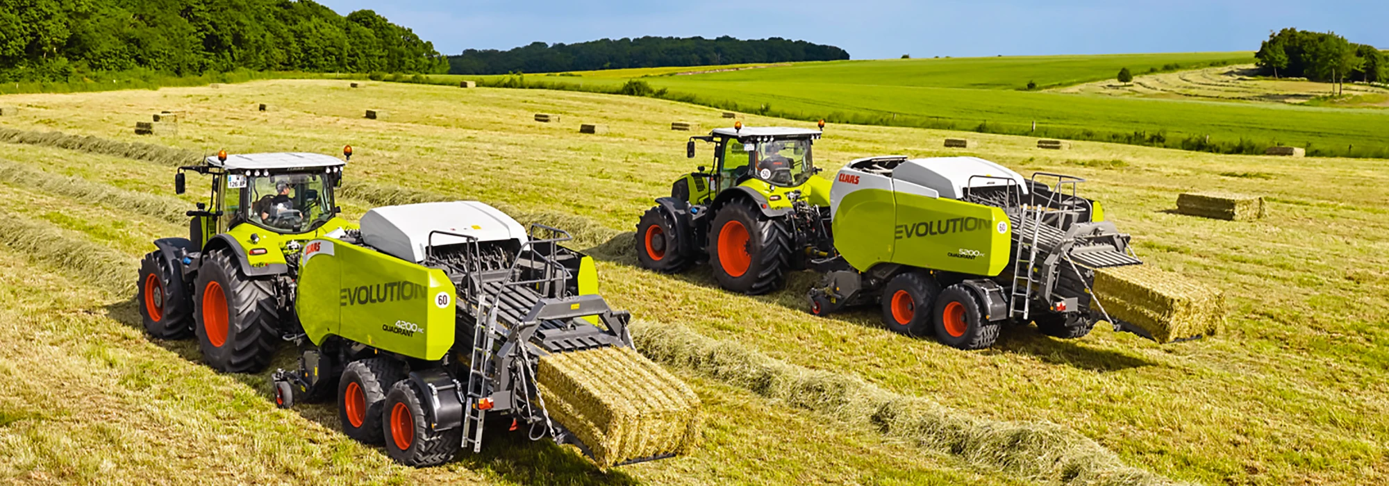 Matériel agricole CLAAS pris en charge par les services Collet Est
